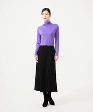 GBKAG32170 Sybilla(シビラ) Skinea タートルネックカットソー パープル