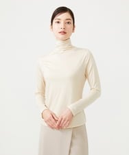 GBKAG32170 Sybilla(シビラ) Skinea タートルネックカットソー ライトベージュ