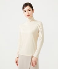 GBKAG32170 Sybilla(シビラ) Skinea タートルネックカットソー ライトベージュ