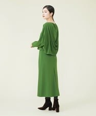 GBKAS92300 Sybilla(シビラ) バックドレープポンチカットソー グリーン