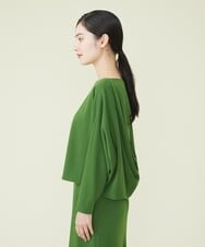 GBKAS92300 Sybilla(シビラ) バックドレープポンチカットソー グリーン