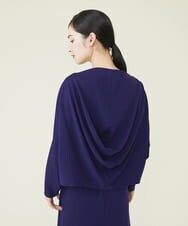 GBKAS92300 Sybilla(シビラ) バックドレープポンチカットソー ネイビー