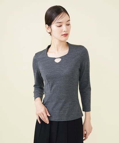 GBKAV75230 Sybilla カッティングデザインウールカットソー