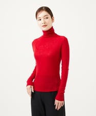 GBKCD71150 Sybilla(シビラ) ハイネックウールカットソー レッド