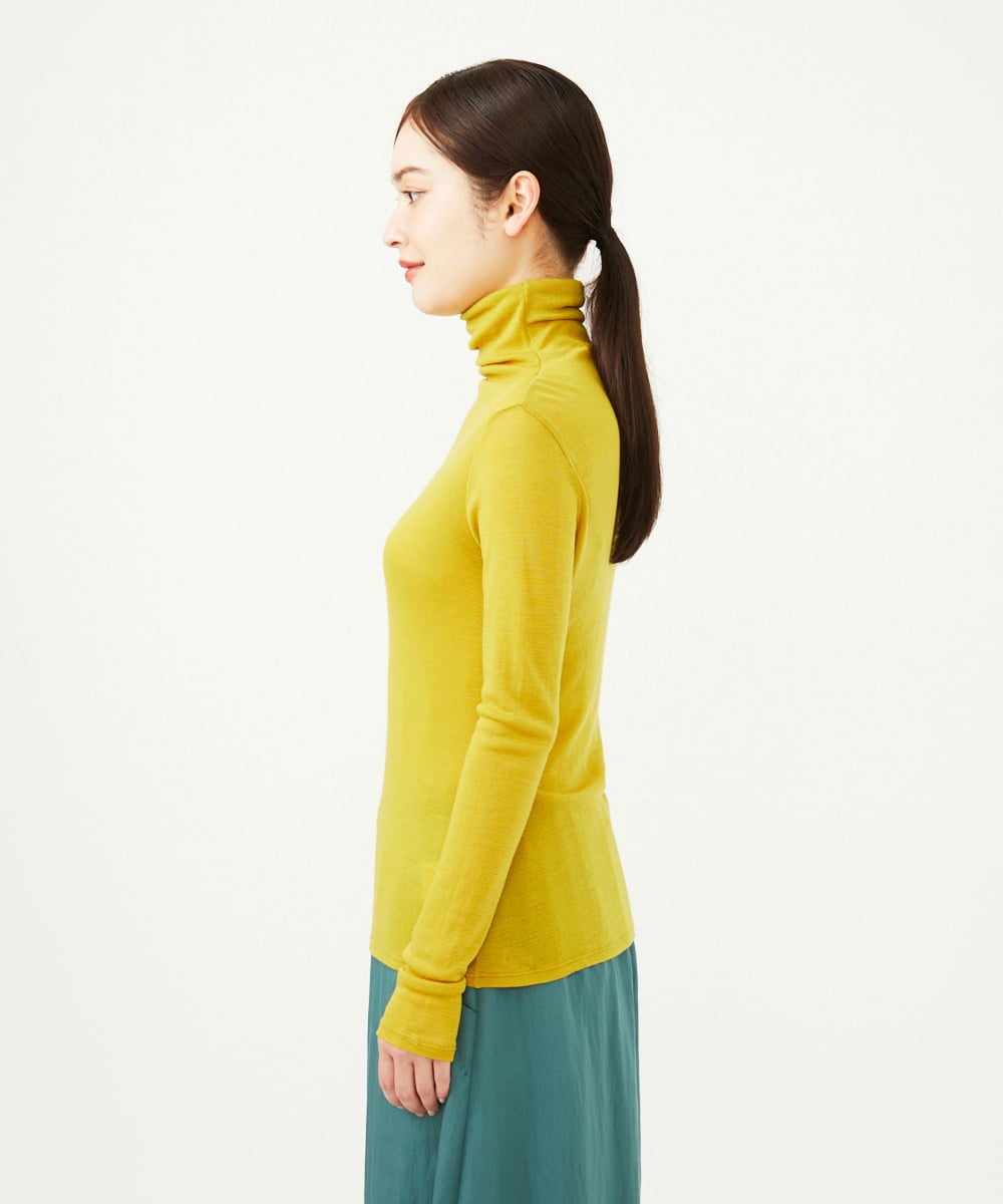 GBKCD71150 Sybilla(シビラ) 【早割10%OFF】ハイネックウールカットソー イエロー