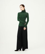 GBKCD71150 Sybilla(シビラ) 【早割10%OFF】ハイネックウールカットソー カーキグリーン