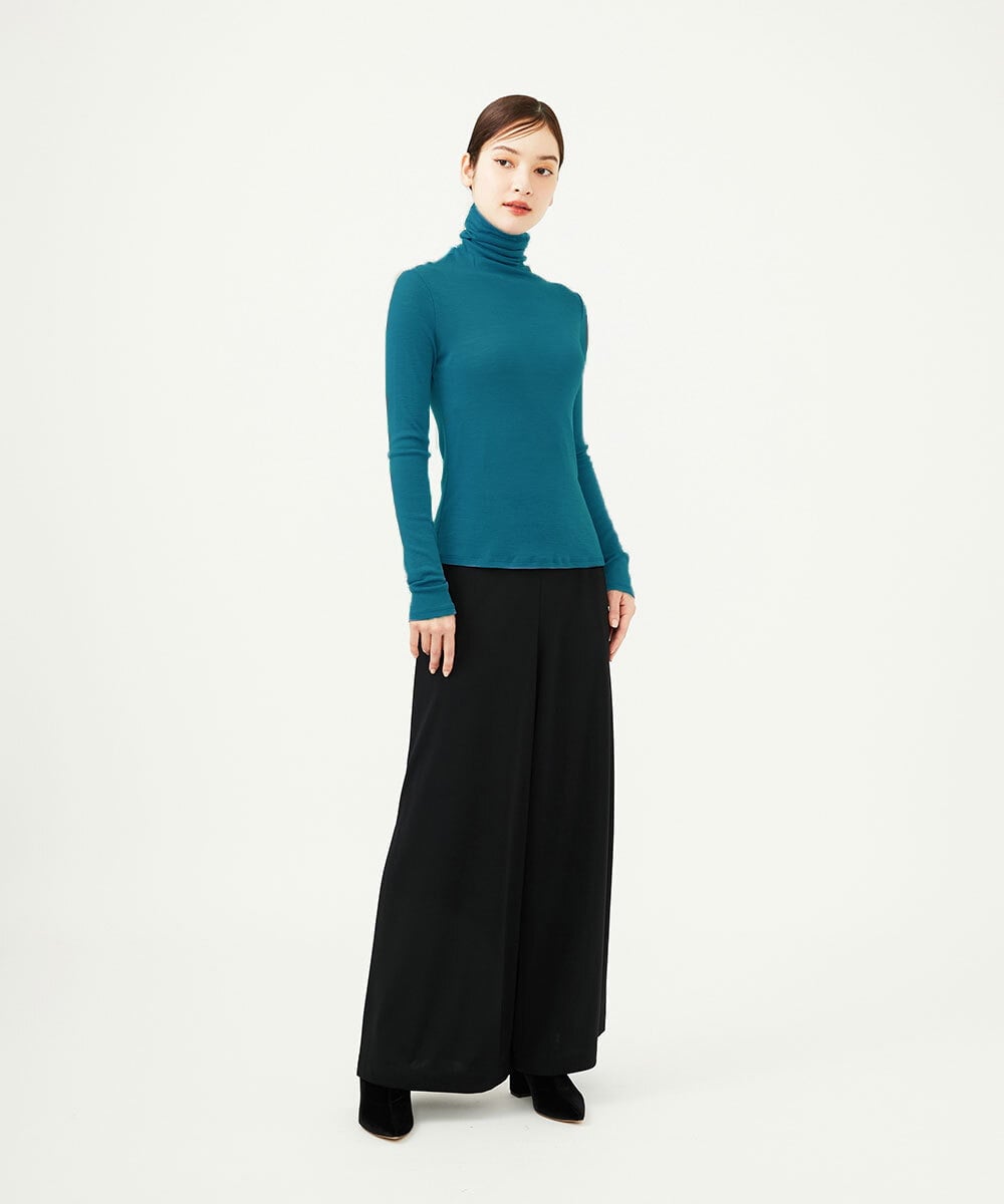 GBKCD71150 Sybilla(シビラ) 【早割10%OFF】ハイネックウールカットソー ブルー