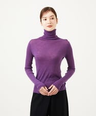 GBKCD71150 Sybilla(シビラ) ハイネックウールカットソー パープル