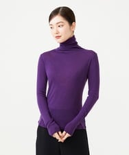 GBKCG71150 Sybilla(シビラ) ハイネックウールカットソー パープル