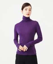 GBKCG71150 Sybilla(シビラ) ハイネックウールカットソー パープル