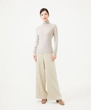 GBKCG71150 Sybilla(シビラ) ハイネックウールカットソー ライトグレー