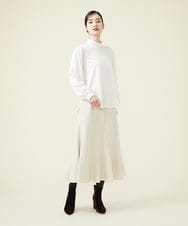 GBKCU24290 Sybilla(シビラ) リバーレーススタンドカラーカットソー アイボリー