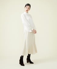 GBKCU24290 Sybilla(シビラ) リバーレーススタンドカラーカットソー アイボリー