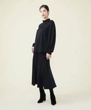 GBKCU24290 Sybilla(シビラ) リバーレーススタンドカラーカットソー ブラック