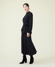 GBKCU24290 Sybilla(シビラ) リバーレーススタンドカラーカットソー ブラック
