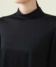 GBKCU24290 Sybilla(シビラ) リバーレーススタンドカラーカットソー ブラック