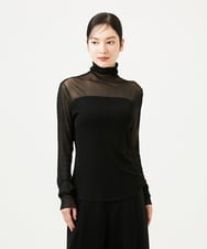 GBKEE07300 Sybilla(シビラ) シルクチュールシアータートル ブラック