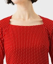 GBKGD01270 Sybilla(シビラ) ドットプリントカットソー レッド