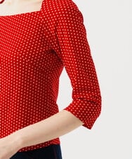 GBKGD01270 Sybilla(シビラ) ドットプリントカットソー レッド