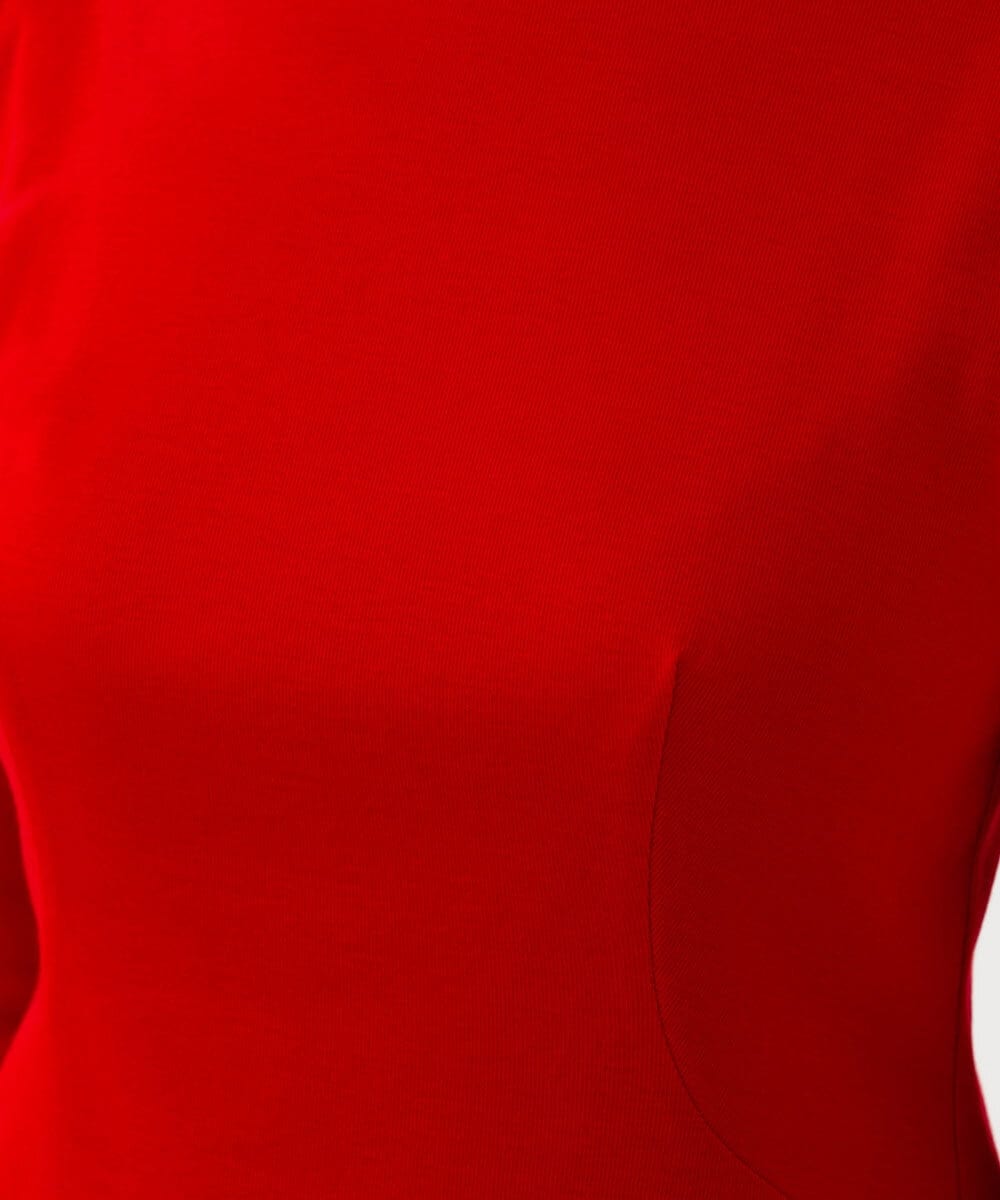 GBKGD02200 Sybilla(シビラ) ボートネックカットソー レッド