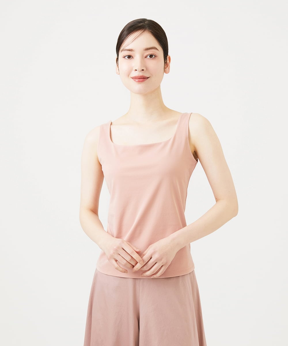 GBKGD70130 Sybilla(シビラ) スクエアネックタンクトップ ピンク