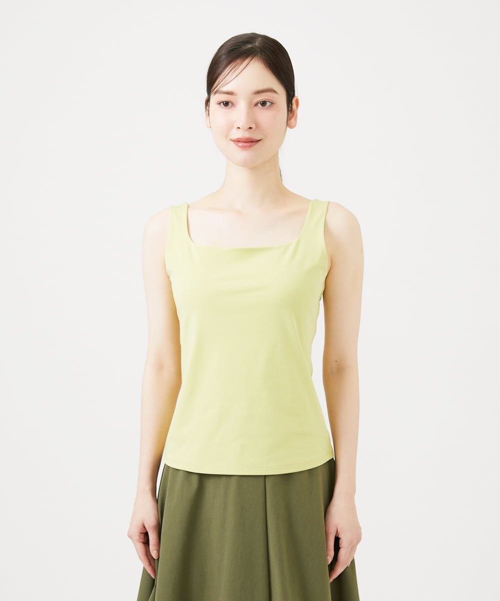 GBKGD70130 Sybilla(シビラ) スクエアネックタンクトップ ライトイエロー