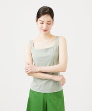 GBKGD70130 Sybilla(シビラ) スクエアネックタンクトップ ペールグリーン