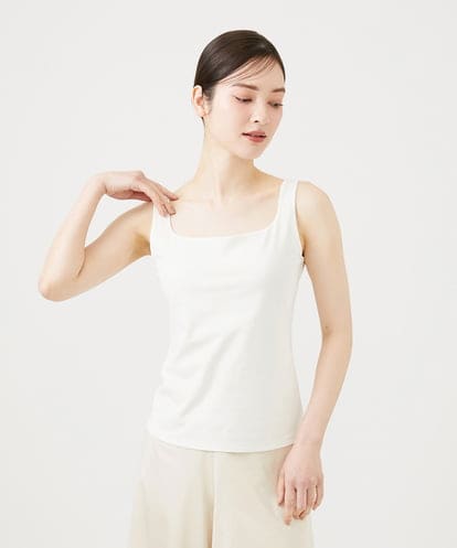 GBKGD70130 Sybilla スクエアネックタンクトップ