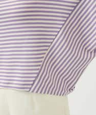 GBKGE02270 Sybilla(シビラ) ボーダードルマンカットソー パープル