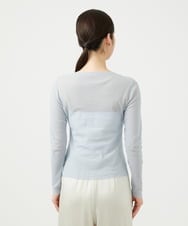 GBKGF01200 Sybilla(シビラ) コットンチュールカットソー ライトブルー