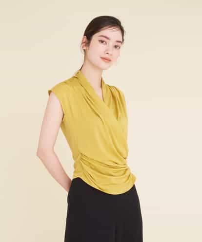 GBKGQ02160 Sybilla カシュクールスムースカットソー