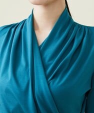 GBKGS63180 Sybilla(シビラ) リヨセル天竺カシュクールカットソー ブルー