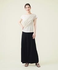 GBKGS64180 Sybilla(シビラ) リヨセル天竺ドレープカットソー ライトベージュ