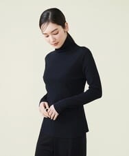 GBKGS68150 Sybilla(シビラ) ガーゼフライスハイネックカットソー ブラック