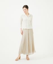 GBKHB41300 Sybilla(シビラ) シャーリングオープンカラーカットソー オフホワイト
