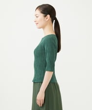 GBKHB42230 Sybilla(シビラ) シャーリングボートネックカットソー グリーン