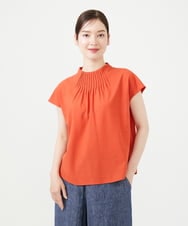 GBKHD02250 Sybilla(シビラ) ピンタックカラーカットソー オレンジ