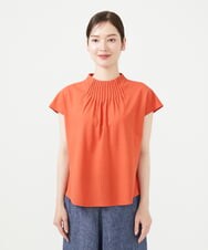 GBKHD02250 Sybilla(シビラ) ピンタックカラーカットソー オレンジ