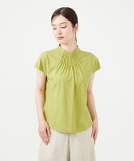 GBKHD02250 Sybilla(シビラ) ピンタックカラーカットソー グリーン