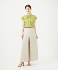 GBKHD02250 Sybilla(シビラ) ピンタックカラーカットソー グリーン