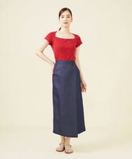 GBKHV39230 Sybilla(シビラ) トラペーズネックカットソー レッド