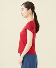 GBKHV39230 Sybilla(シビラ) トラペーズネックカットソー レッド