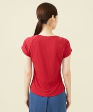 GBKHV39230 Sybilla(シビラ) トラペーズネックカットソー レッド
