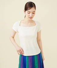 GBKHV39230 Sybilla(シビラ) トラペーズネックカットソー オフホワイト