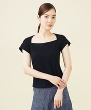 GBKHV39230 Sybilla(シビラ) トラペーズネックカットソー ブラック