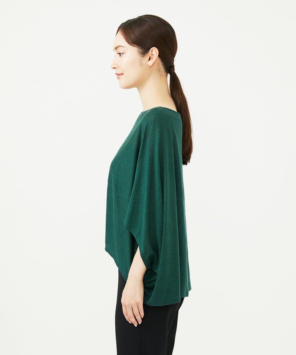 GBKJB02300 Sybilla(シビラ) サークルフォルムリネンカットソー グリーン