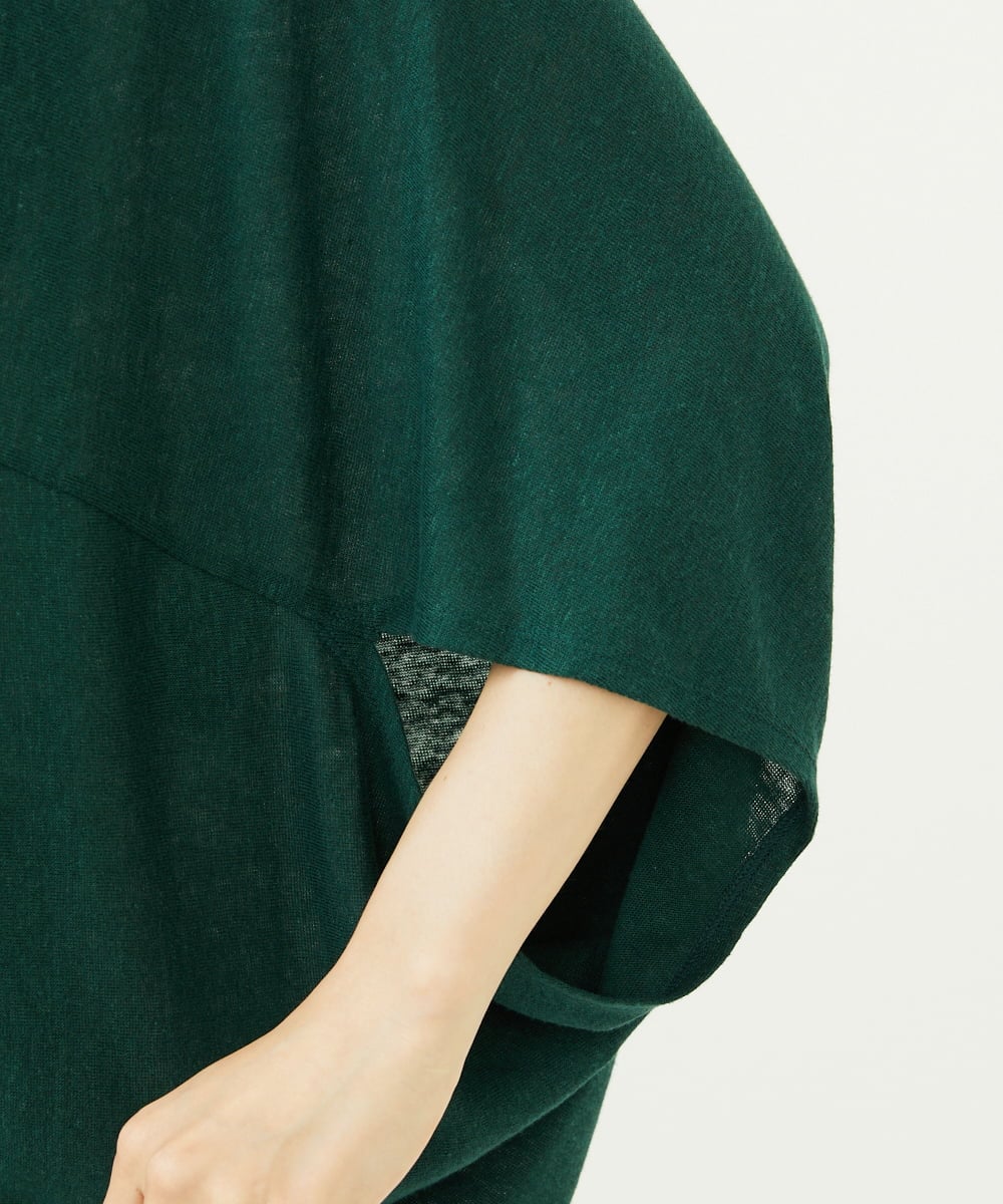 GBKJB02300 Sybilla(シビラ) サークルフォルムリネンカットソー グリーン