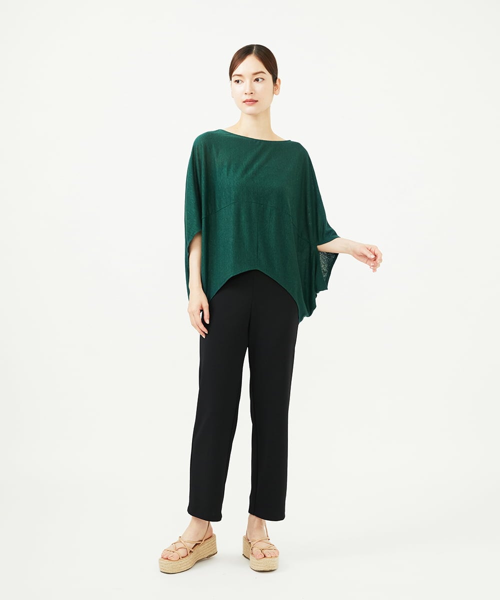 GBKJB02300 Sybilla(シビラ) サークルフォルムリネンカットソー グリーン