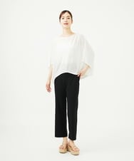 GBKJB02300 Sybilla(シビラ) サークルフォルムリネンカットソー ホワイト