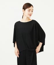 GBKJB02300 Sybilla(シビラ) サークルフォルムリネンカットソー ブラック